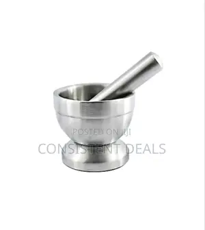 Stainless Steel Metal Mortar Salt and Pestle