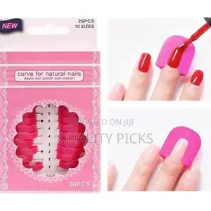 26pcs Polish Stencil Barrier W/ French 32 French Tip Strips