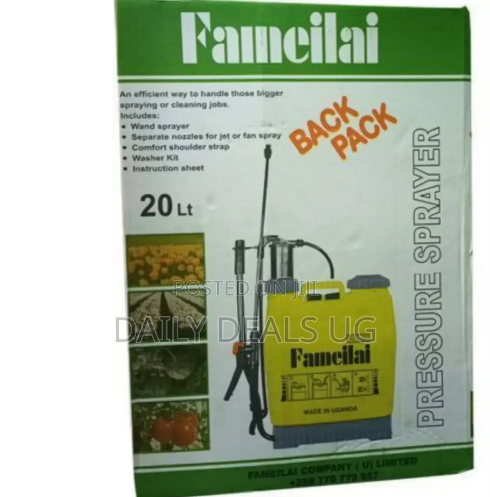 Plastic Yellow Garden Sprayer