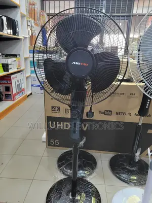 16inch Black Mewe Stand Fan With Speed Switch