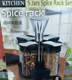 5 PCS Rotating Spice Rack