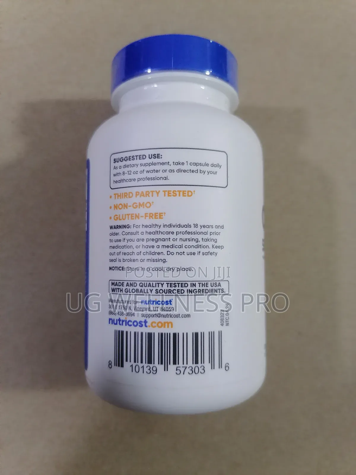 Nutricost, Colostrum, 500 Mg, 120 Capsules