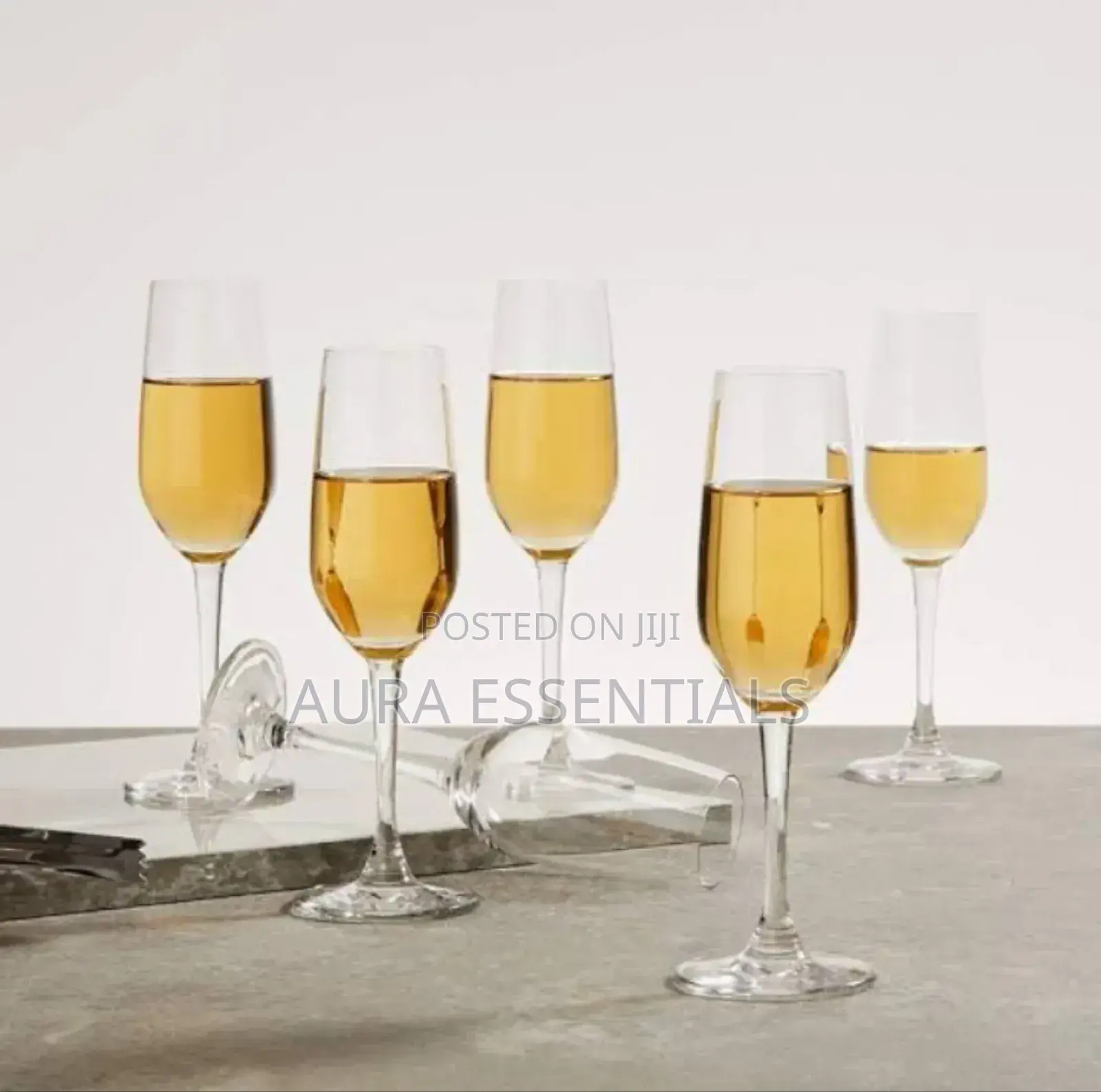 Tall Handle Wine Glasses