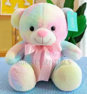 Colorful Bear Plush Toy