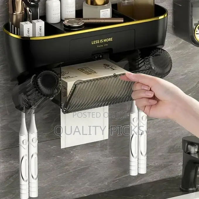 Multifunctional Toothbrush Holder 2 Cups