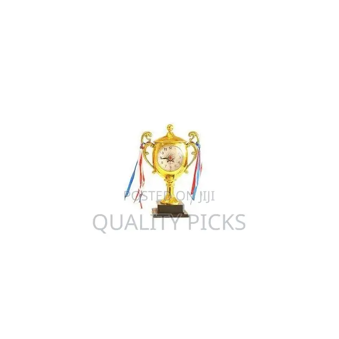 Trophy Alarm Clock Retro Table Clock