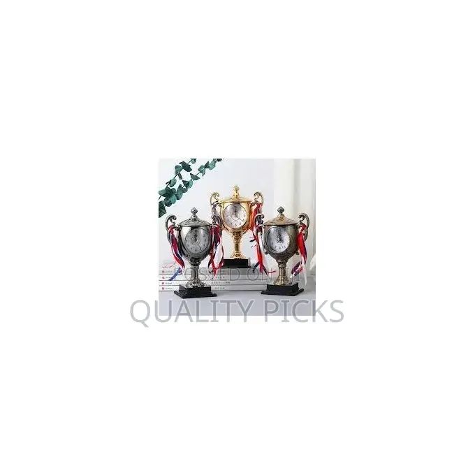 Trophy Alarm Clock Retro Table Clock