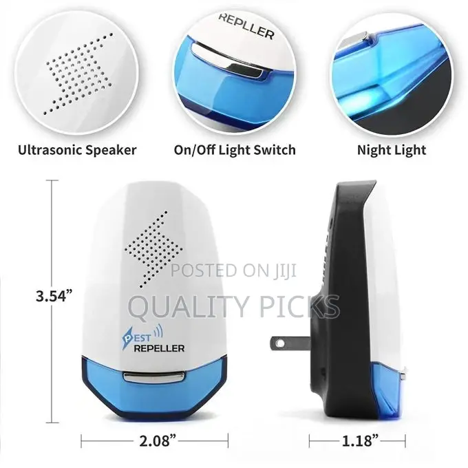 Ultrasonic Electronic Pest Repeller, Silent Electronic