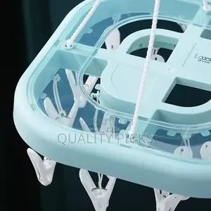 20 Clips Pegs Square Laundry Clothes Hanger