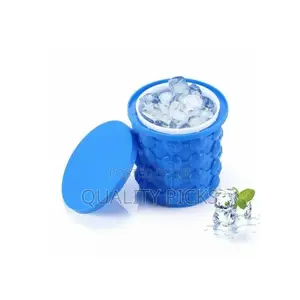 Revolutionary Space Saving Ice Cube Maker - Blue.