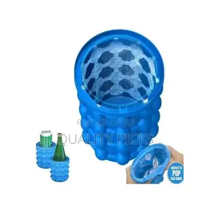 Revolutionary Space Saving Ice Cube Maker - Blue.