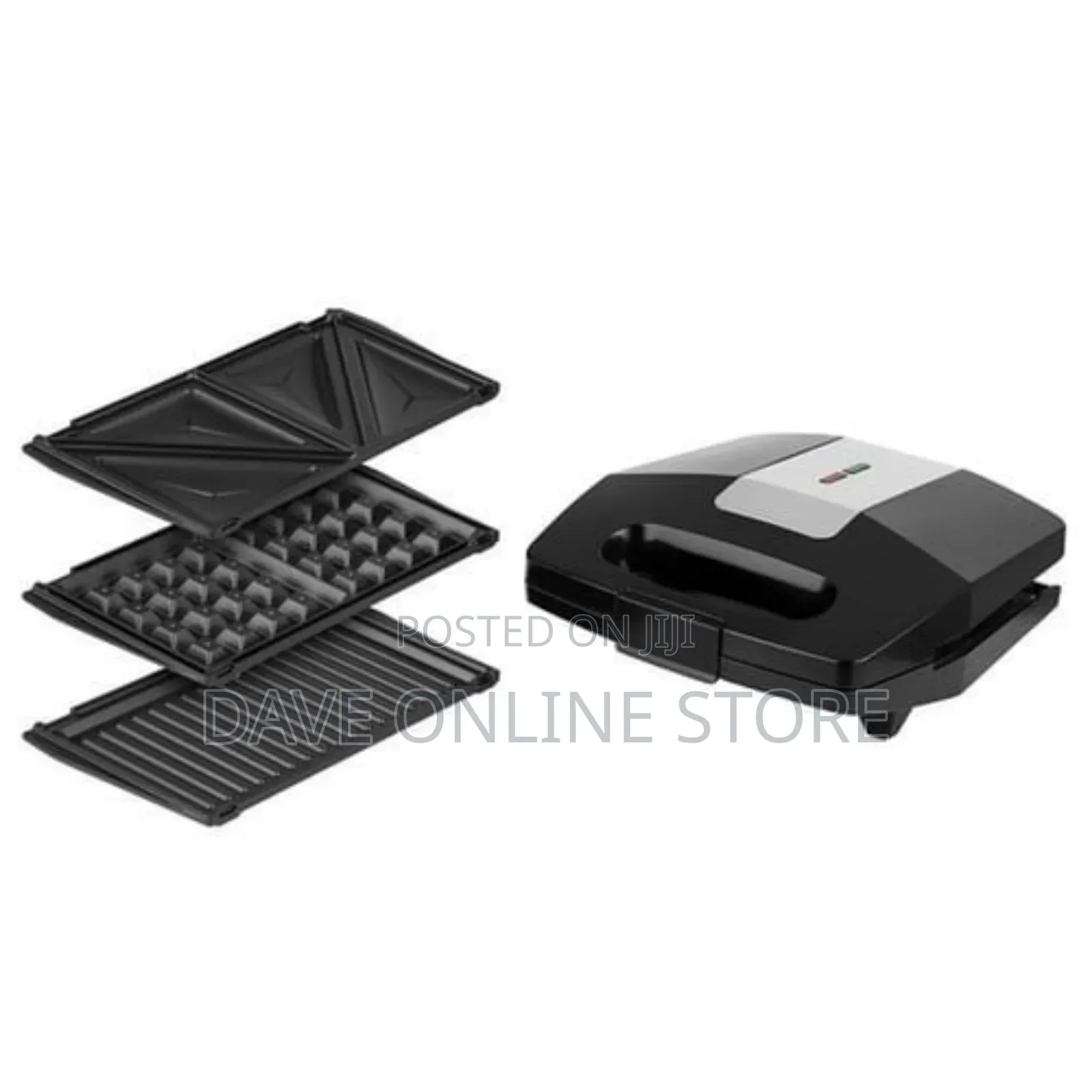 3 in 1 Waffle Maker Sandwich Machine Barbecue Baking Pan