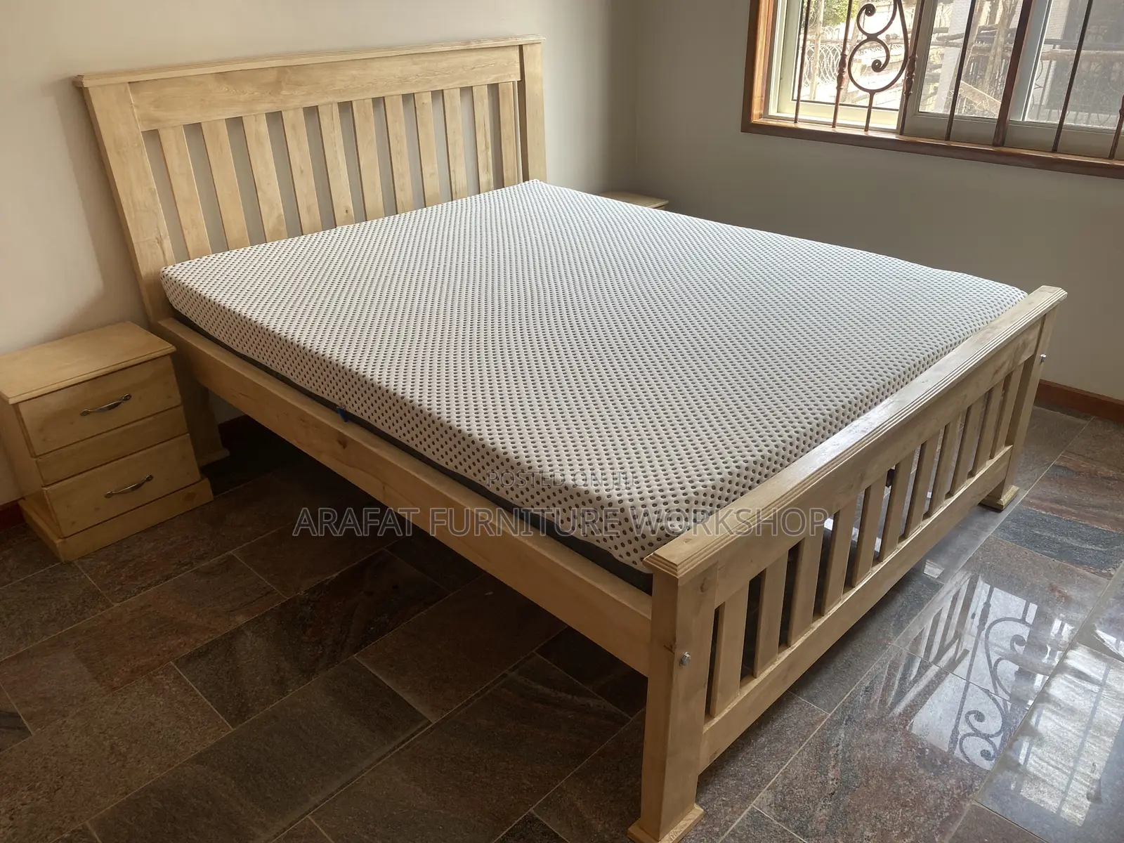 Bar Code King Bed