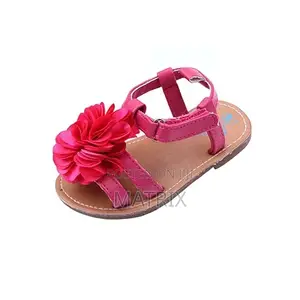 Girls Queen Shoe Red With Flower