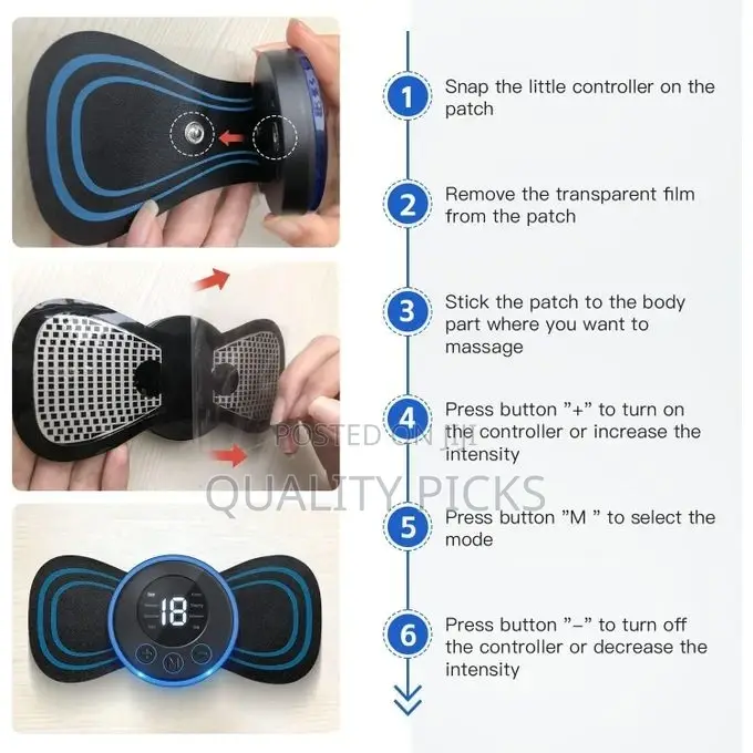 Body Massager,Wireless Portable Neck Massager With 8 Modes