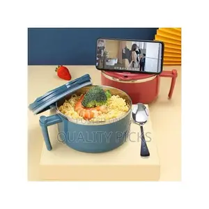 1000ml Stainless Steel Instant Noodle Soup Bowl Dish