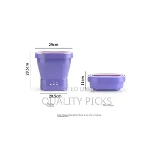 10L 20W Portable Foldable Mini Washing Machine Dryer