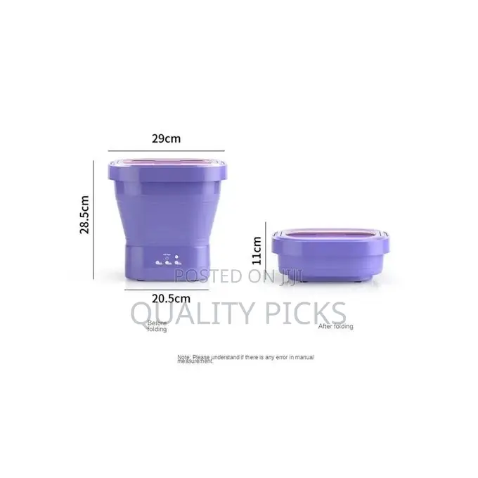 10L 20W Portable Foldable Mini Washing Machine Dryer