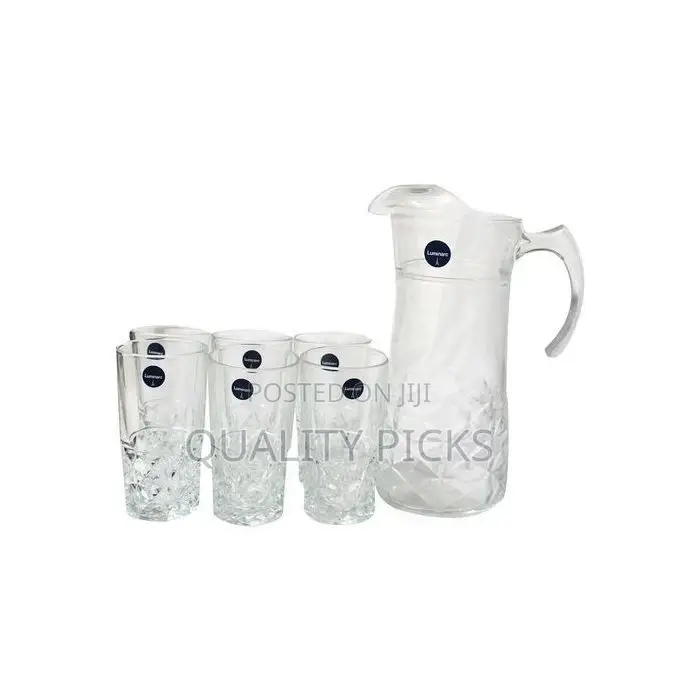 Luminarc 1piece Luminarc Jug and 6 Piece Glasses Water Set -