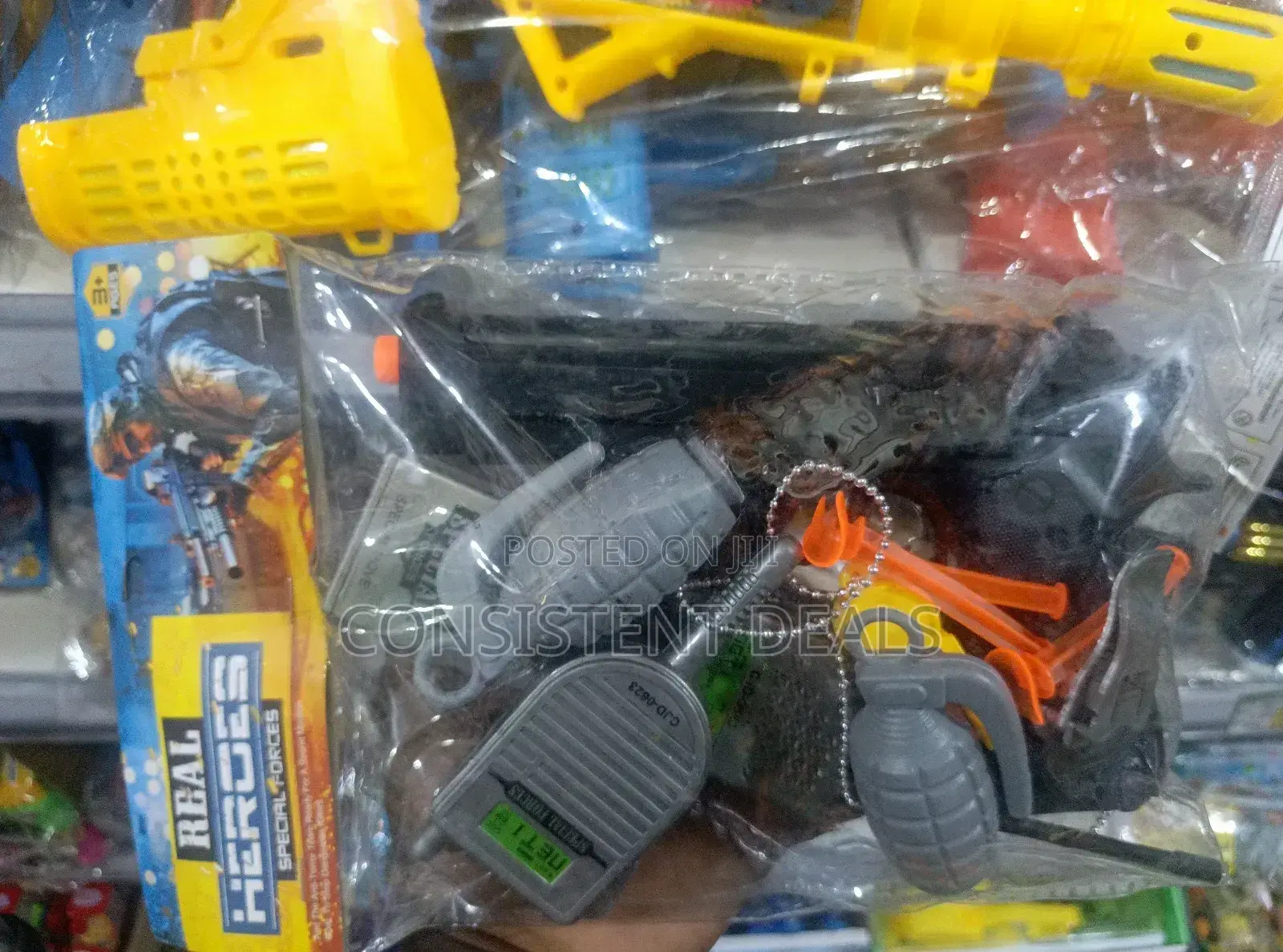 Plastic Toy Gun With All Soldier Equipment