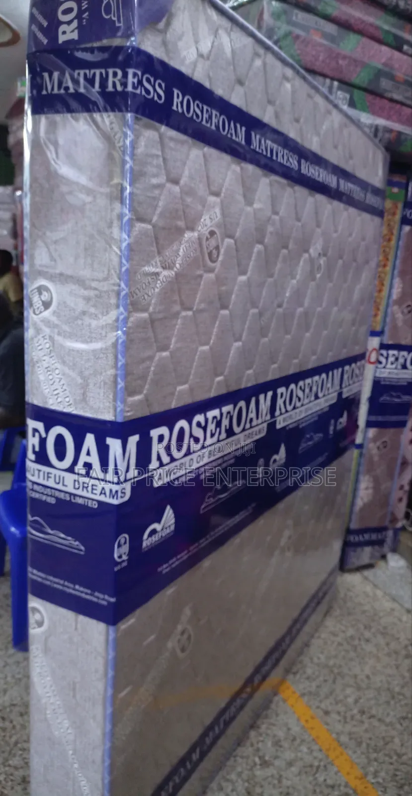 Rosefoam Mattress High Density 5x6x6 Inches