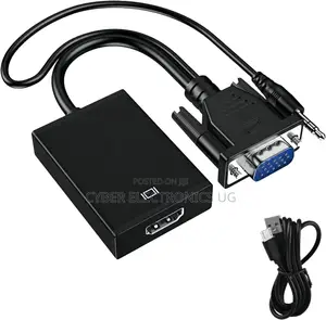 VGA To Hdmi-compatible Converter Adapter Cable With Audio
