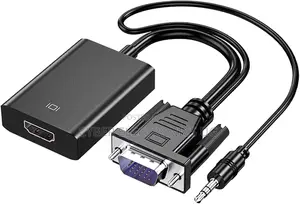 VGA To Hdmi-compatible Converter Adapter Cable With Audio