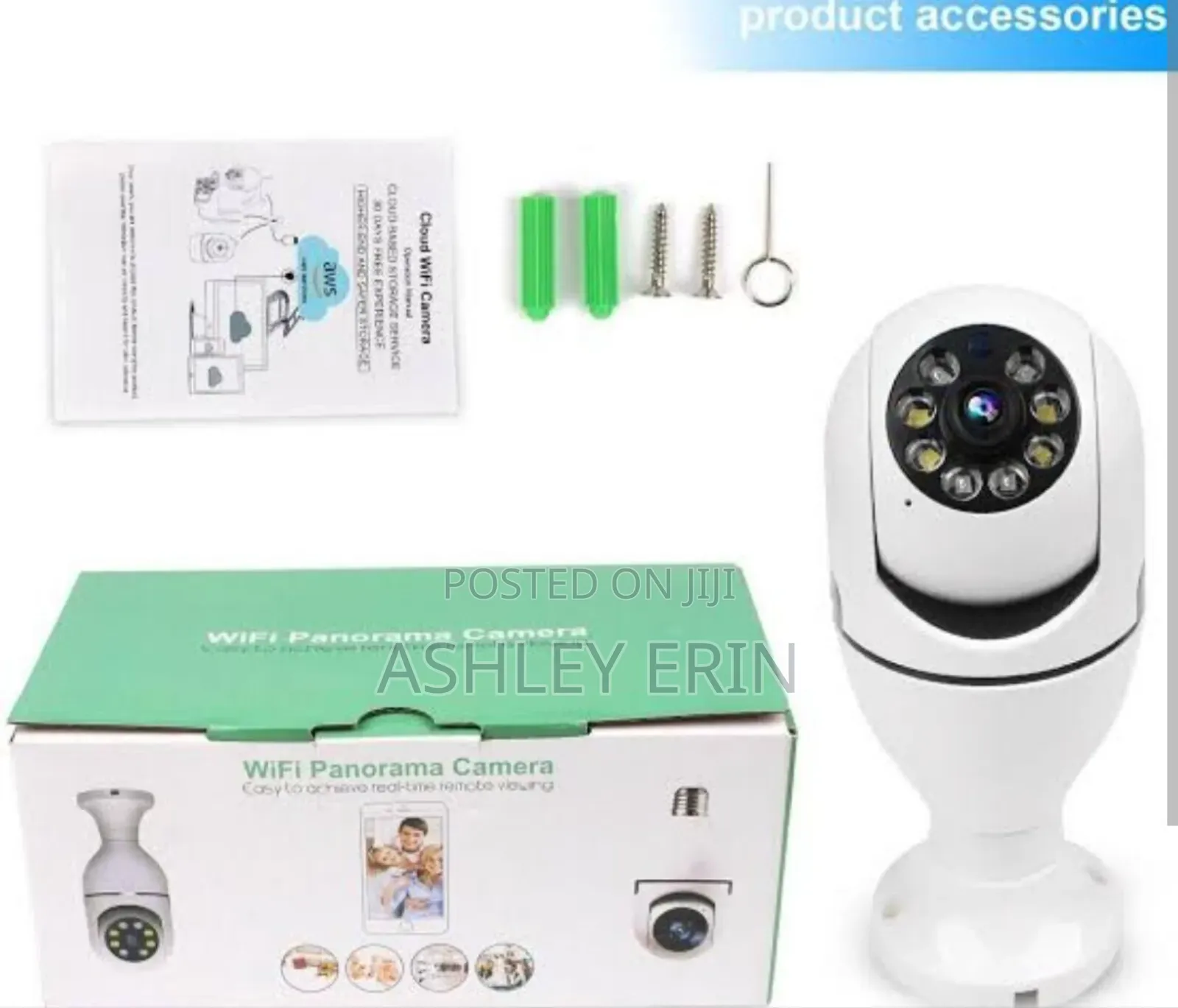 1080P HD 360°Security Wifi Camera E27;Bulb Camera