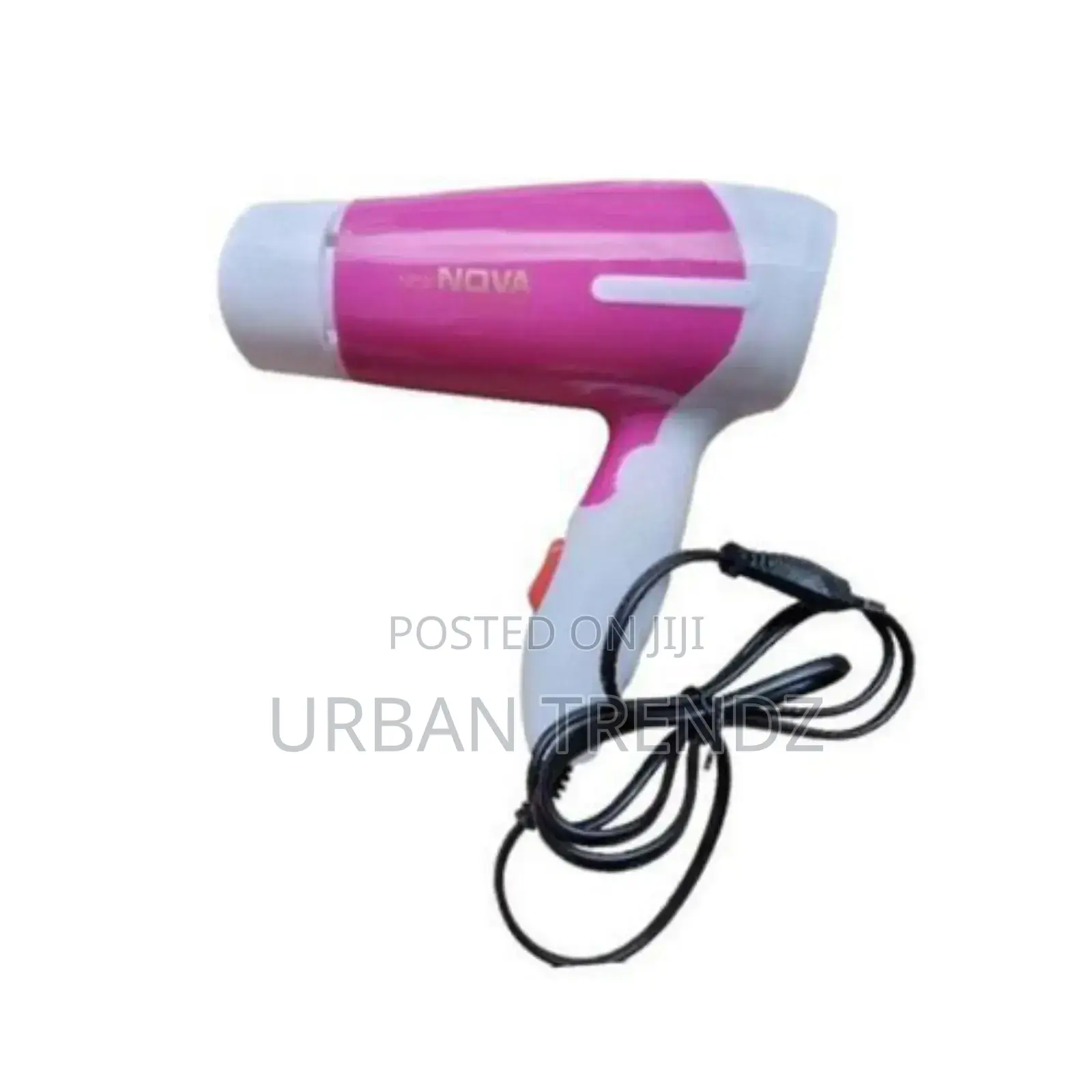 Nova Mini Electric Hair Dryer Foldable - Pink, Green