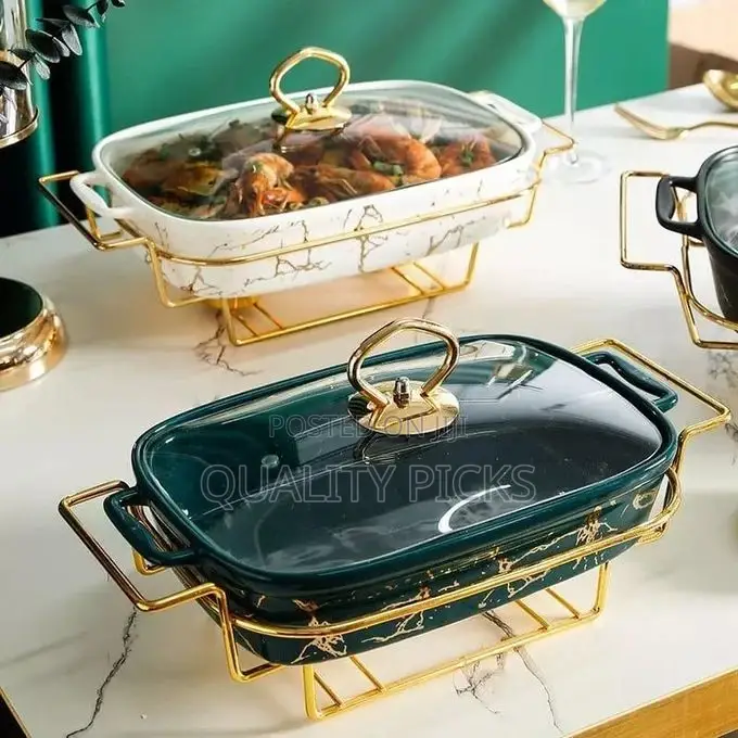 3 Piece Same Color Nordic Rectangular Ceramic Dishes