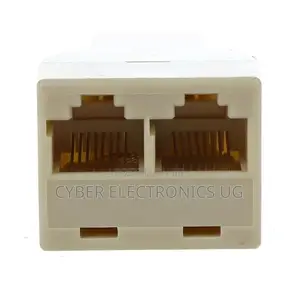 RJ45 3 Way Network Cable Splitter Extender Plug Coupler