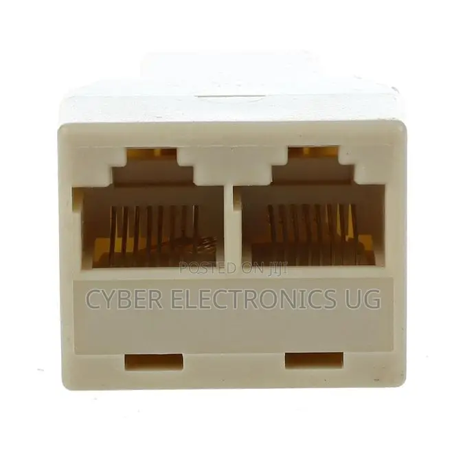 RJ45 3 Way Network Cable Splitter Extender Plug Coupler