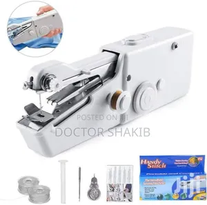 New Portable White Handheld Sewing Machine