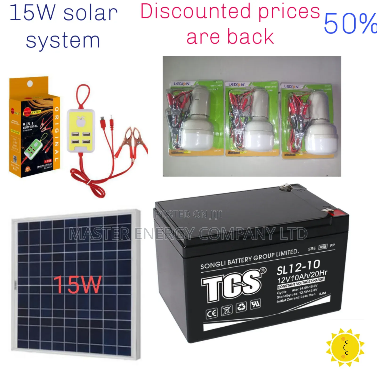 15w Solar System Full Kit German VBVV