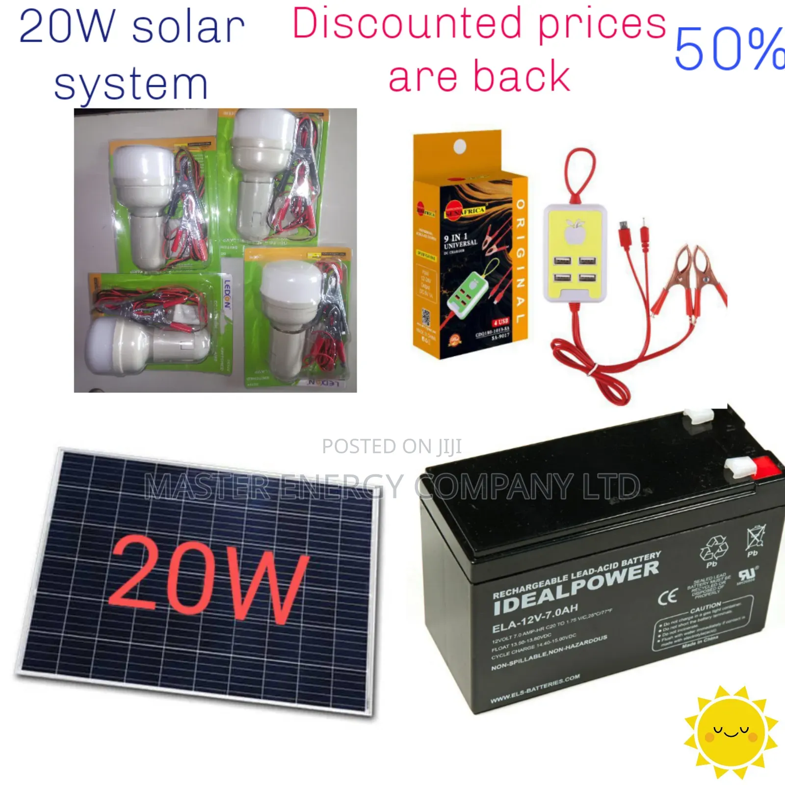 20w Solar System Full Kit German Das