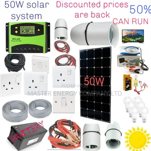 50w Solar System Full Kit German Brand Sde