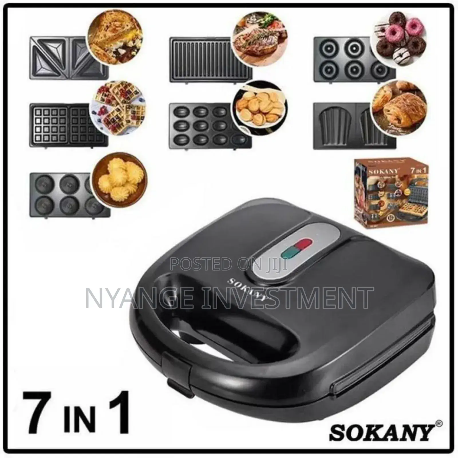 Sokany 7 in 1 Sandwich Maker, Sokany Sandwich Maker