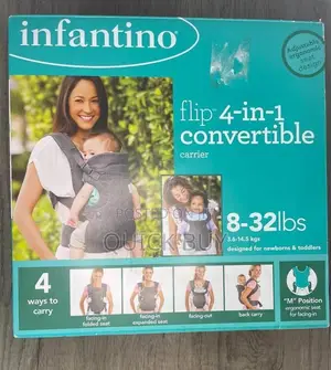 Infantino Flip 4-in-1 Convertible Baby Carrier
