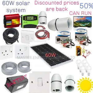 60w Solar System Full Kit German Hgty