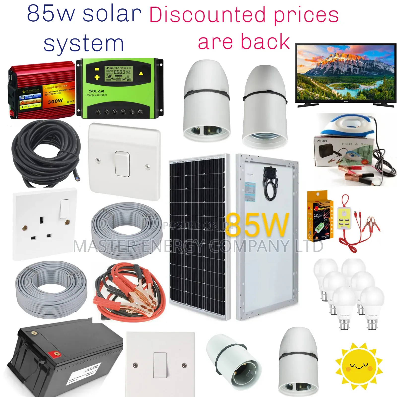 85W Solar System Full Kit German DGSH