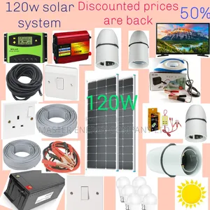 120w Solar System Full Kit German Mksa
