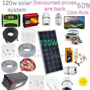 120w Solar System Full Kit German SGFF