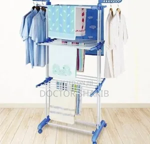 New Generic Cloth Hanger Rack With Double Pole-Stand