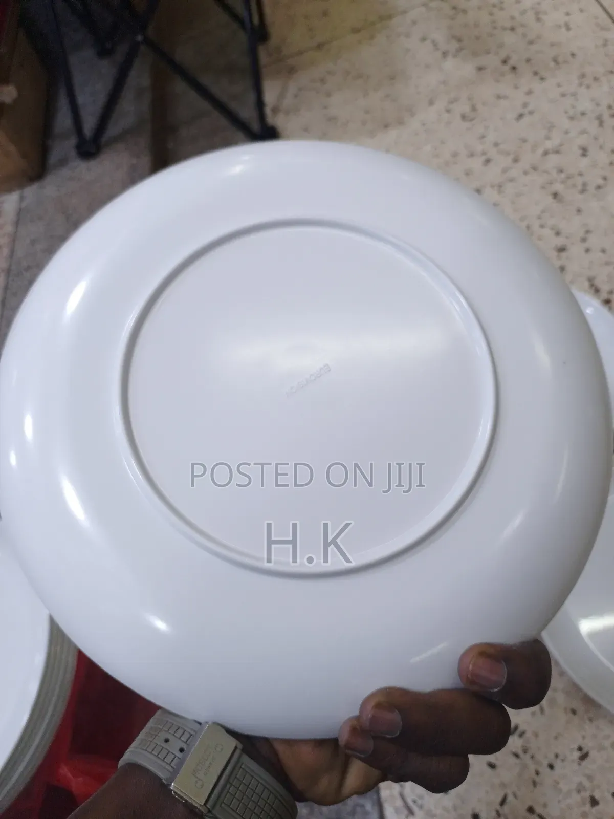 Wide Melamine Dinner Plates(6pcs )
