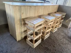 Pallet Counter Stools