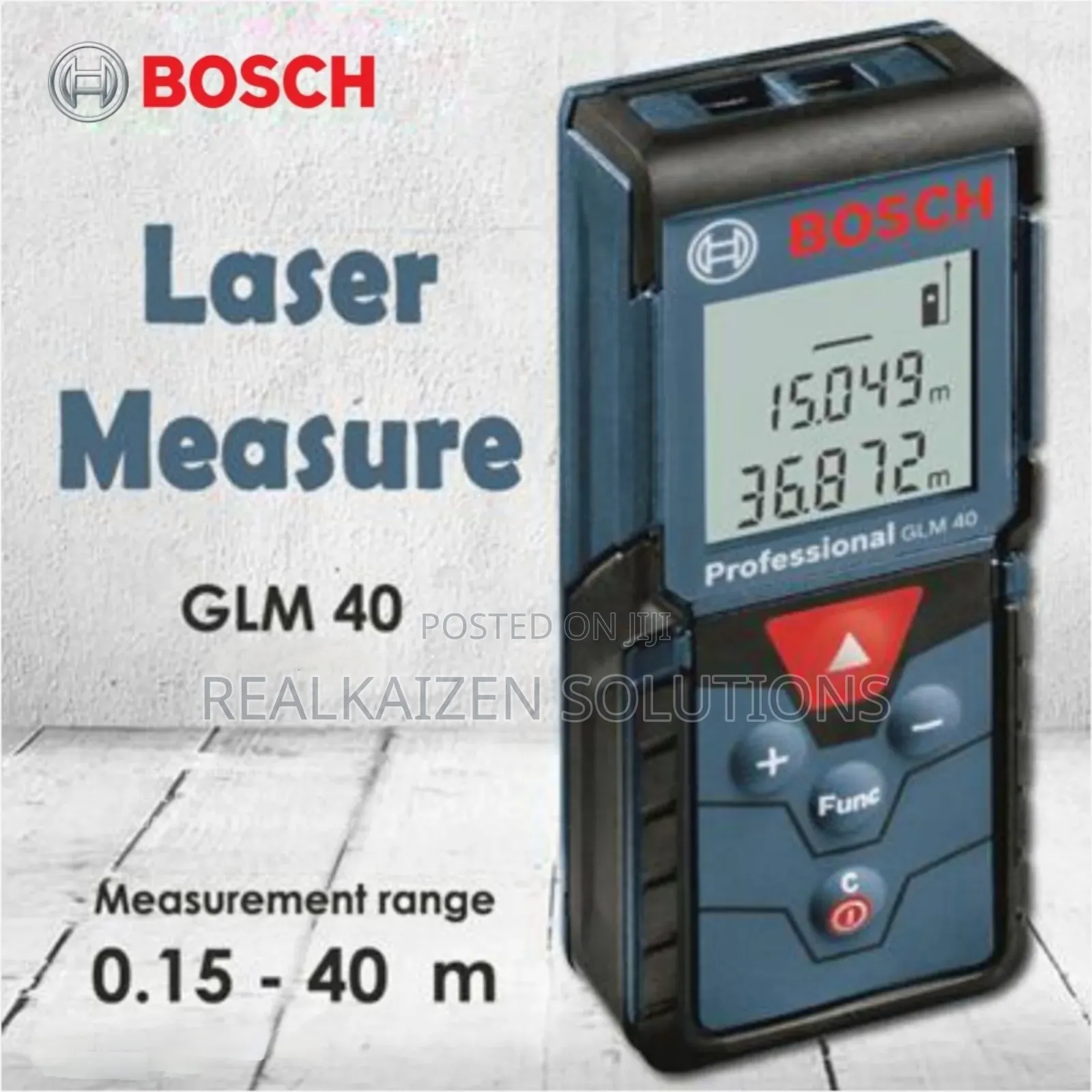 BOSCH Professional Digital Laser Distance Measure 40metres