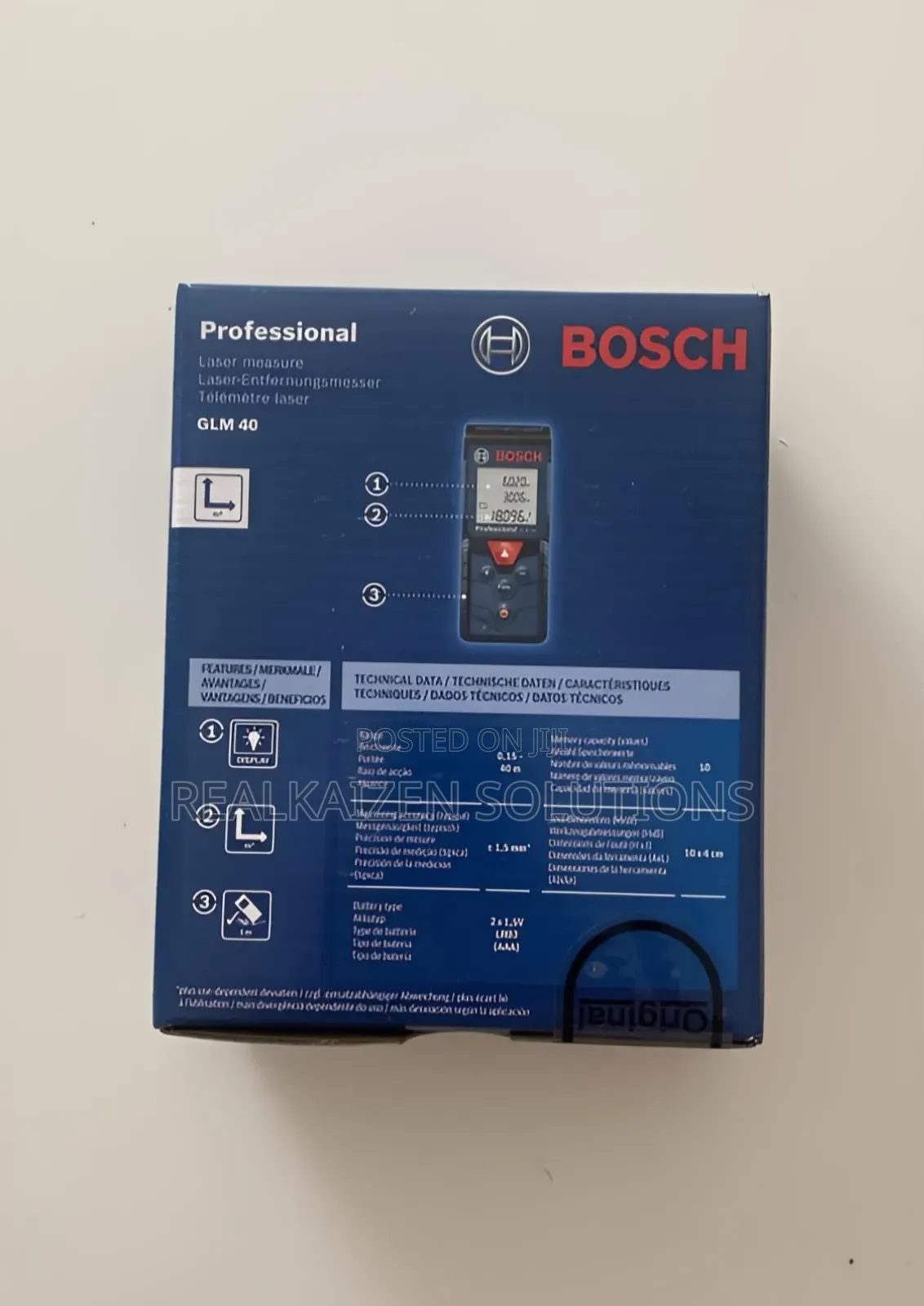 BOSCH Professional Digital Laser Distance Measure 40metres