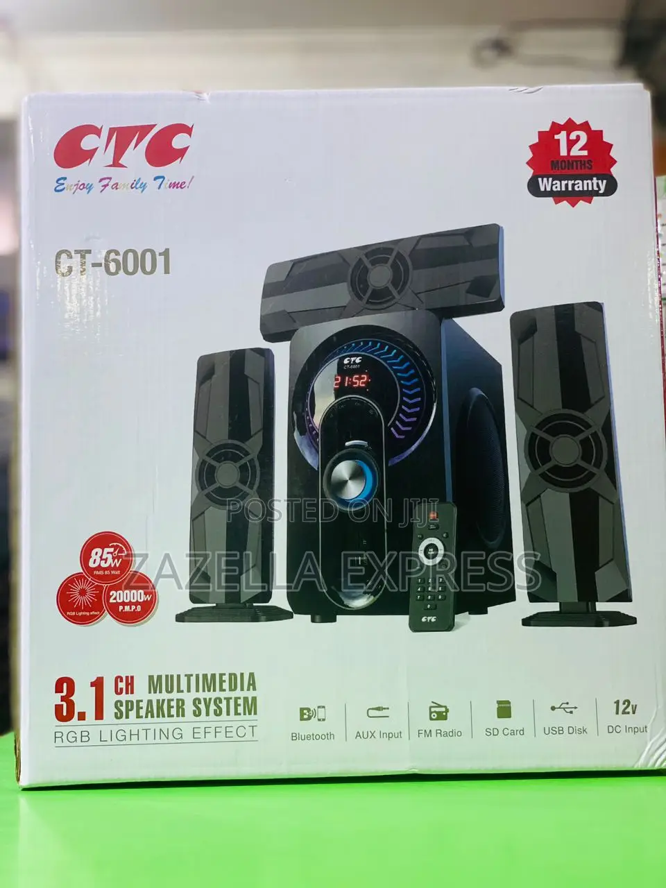 CTC 3.1CH Multimedia Speaker System