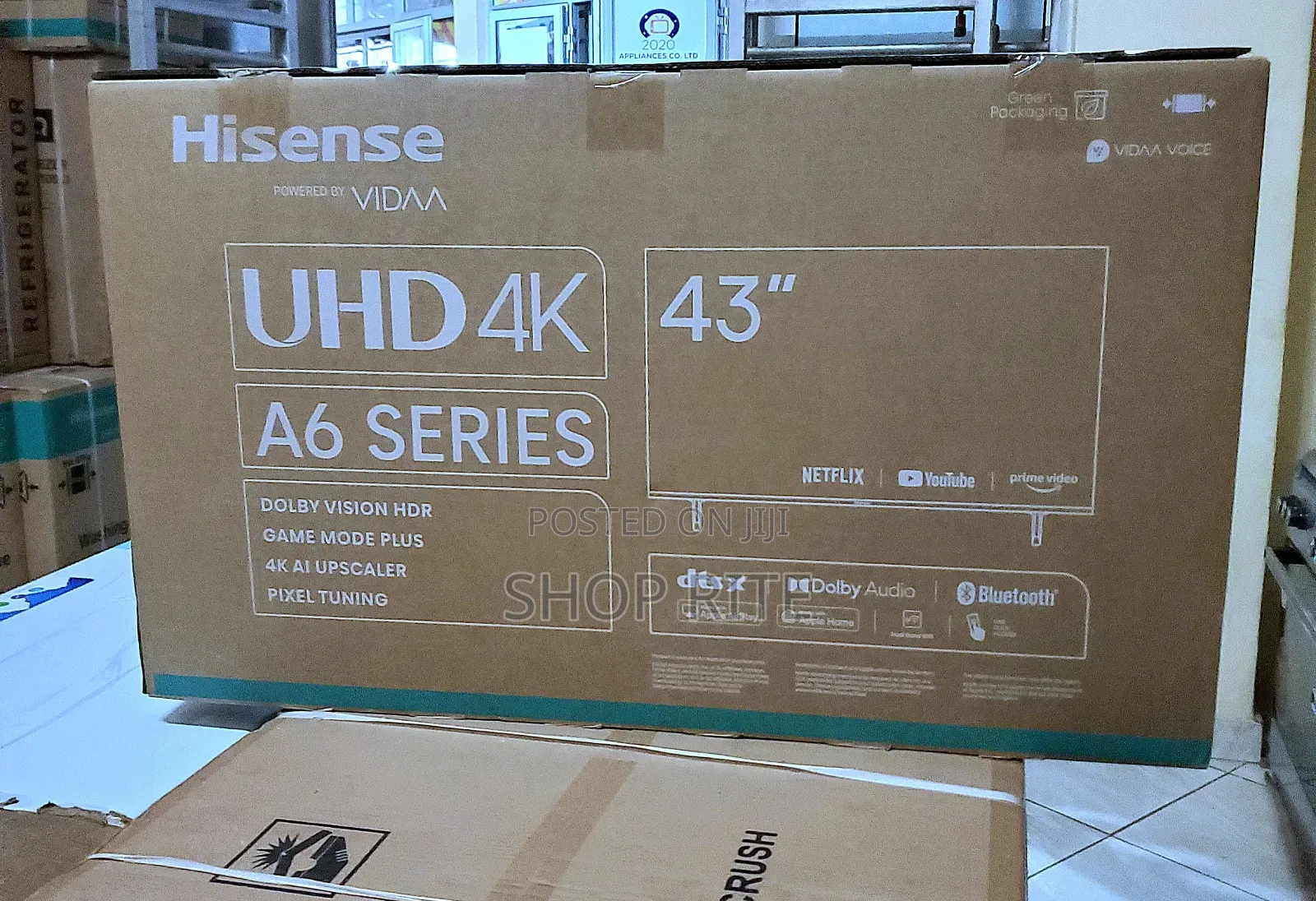 Hisense 43 Inches A6 Series Smart Uhd TVS Original