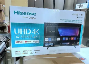 New Stock Hisense 43inches A6 Series Uhd Smart TVS